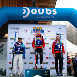 SAMSE N°7,PRÉMANON, FRANCE - FEBRUARY 28: MAELLE ACHOUI of FRA, ROSALIE ODILE of FRA and JOANNE WEISS of FRA February 28, 2026 in PRÉMANON, France. (Photo by Rodriguez Alexis / @Aleiks_photo)