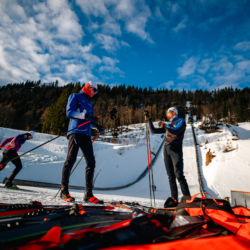 SAMSE N°7,PRÉMANON, FRANCE - MARCH 1: LILIAN LEURS of FRA and RAPHAEL DHENAIN of FRA March 1, 2026 in PRÉMANON, France. (Photo by Rodriguez Alexis / @Aleiks_photo)