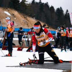 SAMSE N°7,PRÉMANON, FRANCE - FEBRUARY 28: CALINE PIC of FRA February 28, 2026 in PRÉMANON, France. (Photo by Rodriguez Alexis / @Aleiks_photo)