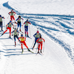 SAMSE N°7,PRÉMANON, FRANCE - MARCH 1: FANY BERTRAND of FRA, LISA SIBERCHICOT of FRA, VIOLETTE BONY of FRA, LOLA BUGEAUD of FRA, LEONIE JEANNIER of FRA, CHLOE ORVAIN of FRA, CORALIE PERRIN of FRA March 1, 2026 in PRÉMANON, France. (Photo by Rodriguez Alexis / @Aleiks_photo)