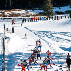 SAMSE N°7,PRÉMANON, FRANCE - MARCH 1: FANY BERTRAND of FRA, LISA SIBERCHICOT of FRA, VIOLETTE BONY of FRA, LOLA BUGEAUD of FRA, LEONIE JEANNIER of FRA, CHLOE ORVAIN of FRA, CORALIE PERRIN of FRA March 1, 2026 in PRÉMANON, France. (Photo by Rodriguez Alexis / @Aleiks_photo)