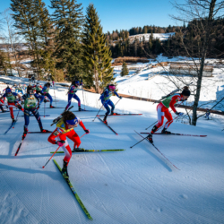 SAMSE N°7,PRÉMANON, FRANCE - MARCH 1: FANY BERTRAND of FRA, VIOLETTE BONY of FRA, LOLA BUGEAUD of FRA, CHLOE ORVAIN of FRA March 1, 2026 in PRÉMANON, France. (Photo by Rodriguez Alexis / @Aleiks_photo)