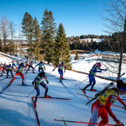SAMSE N°7,PRÉMANON, FRANCE - MARCH 1: FANY BERTRAND of FRA, VIOLETTE BONY of FRA, LOLA BUGEAUD of FRA, CHLOE ORVAIN of FRA March 1, 2026 in PRÉMANON, France. (Photo by Rodriguez Alexis / @Aleiks_photo)