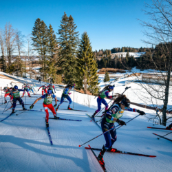 SAMSE N°7,PRÉMANON, FRANCE - MARCH 1: LEONIE JEANNIER of FRA, CORALIE PERRIN of FRA, LOLA BUGEAUD of FRA March 1, 2026 in PRÉMANON, France. (Photo by Rodriguez Alexis / @Aleiks_photo)
