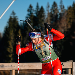 SAMSE N°7,PRÉMANON, FRANCE - MARCH 1: EVA LAINE of FRA March 1, 2026 in PRÉMANON, France. (Photo by Rodriguez Alexis / @Aleiks_photo)