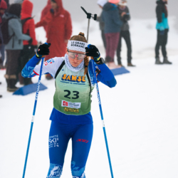 SAMSE N°7,PRÉMANON, FRANCE - FEBRUARY 28: LOUANE ADAM of FRA February 28, 2026 in PRÉMANON, France. (Photo by Rodriguez Alexis / @Aleiks_photo)