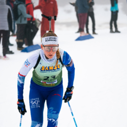 SAMSE N°7,PRÉMANON, FRANCE - FEBRUARY 28: LOUANE ADAM of FRA February 28, 2026 in PRÉMANON, France. (Photo by Rodriguez Alexis / @Aleiks_photo)