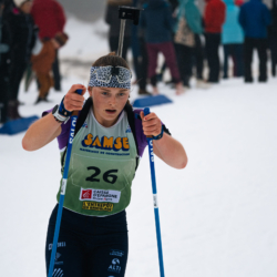 SAMSE N°7,PRÉMANON, FRANCE - FEBRUARY 28: NELLY MULLER of FRA February 28, 2026 in PRÉMANON, France. (Photo by Rodriguez Alexis / @Aleiks_photo)