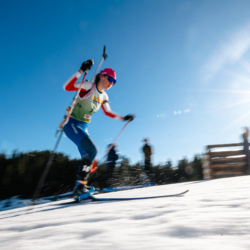 SAMSE N°7,PRÉMANON, FRANCE - MARCH 1: ALICE DUSSERRE of FRA March 1, 2026 in PRÉMANON, France. (Photo by Rodriguez Alexis / @Aleiks_photo)