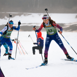 SAMSE N°7,PRÉMANON, FRANCE - FEBRUARY 28: LOUISE ROBBE of FRA February 28, 2026 in PRÉMANON, France. (Photo by Rodriguez Alexis / @Aleiks_photo)
