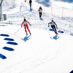 SAMSE N°7,PRÉMANON, FRANCE - MARCH 1: VIOLETTE BONY of FRA, LOLA BUGEAUD of FRA March 1, 2026 in PRÉMANON, France. (Photo by Rodriguez Alexis / @Aleiks_photo)
