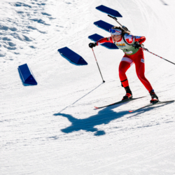 SAMSE N°7,PRÉMANON, FRANCE - MARCH 1: EVA LAINE of FRA March 1, 2026 in PRÉMANON, France. (Photo by Rodriguez Alexis / @Aleiks_photo)