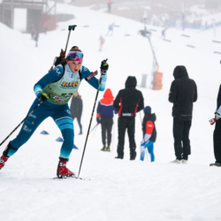 SAMSE N°7,PRÉMANON, FRANCE - FEBRUARY 28: LISIA REYMOND of FRA February 28, 2026 in PRÉMANON, France. (Photo by Rodriguez Alexis / @Aleiks_photo)