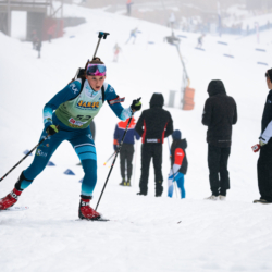 SAMSE N°7,PRÉMANON, FRANCE - FEBRUARY 28: LISIA REYMOND of FRA February 28, 2026 in PRÉMANON, France. (Photo by Rodriguez Alexis / @Aleiks_photo)