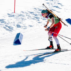 SAMSE N°7,PRÉMANON, FRANCE - MARCH 1: LENA MORETTI of FRA March 1, 2026 in PRÉMANON, France. (Photo by Rodriguez Alexis / @Aleiks_photo)