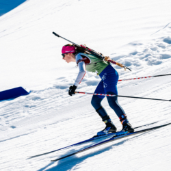 SAMSE N°7,PRÉMANON, FRANCE - MARCH 1: ALICE DUSSERRE of FRA March 1, 2026 in PRÉMANON, France. (Photo by Rodriguez Alexis / @Aleiks_photo)