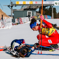 SAMSE N°7,PRÉMANON, FRANCE - MARCH 1: FANY BERTRAND of FRA and LOLA BUGEAUD of FRA March 1, 2026 in PRÉMANON, France. (Photo by Rodriguez Alexis / @Aleiks_photo)