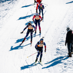 SAMSE N°7,PRÉMANON, FRANCE - MARCH 1: OSCAR LOMBARDOT of FRA, FLAVIO GUY of FRA, ENZO BOUILLET of FRA March 1, 2026 in PRÉMANON, France. (Photo by Rodriguez Alexis / @Aleiks_photo)