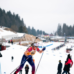 SAMSE N°7,PRÉMANON, FRANCE - FEBRUARY 28: LISA CART LAMY of FRA February 28, 2026 in PRÉMANON, France. (Photo by Rodriguez Alexis / @Aleiks_photo)