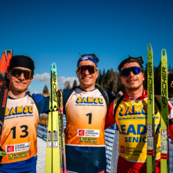 SAMSE N°7,PRÉMANON, FRANCE - MARCH 1: CYPRIEN MERMILLOD BLARDET of FRA, OSCAR LOMBARDOT of FRA and REMI BROUTIER of FRA March 1, 2026 in PRÉMANON, France. (Photo by Rodriguez Alexis / @Aleiks_photo)