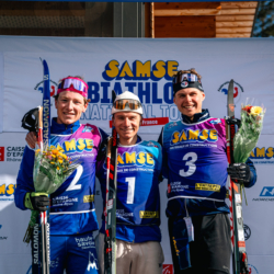 SAMSE N°7,PRÉMANON, FRANCE - MARCH 1: NOE SEIGNEUR of FRA, CYPRIEN MERMILLOD BLARDET of FRA, FLAVIO GUY of FRA March 1, 2026 in PRÉMANON, France. (Photo by Rodriguez Alexis / @Aleiks_photo)
