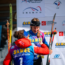 SAMSE N°7,PRÉMANON, FRANCE - MARCH 1: FANY BERTRAND of FRA, MAELA CORREIA of FRA March 1, 2026 in PRÉMANON, France. (Photo by Rodriguez Alexis / @Aleiks_photo)