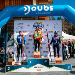 SAMSE N°7,PRÉMANON, FRANCE - MARCH 1: MAELA CORREIA of FRA, FANY BERTRAND of FRA, LOLA BUGEAUD of FRA March 1, 2026 in PRÉMANON, France. (Photo by Rodriguez Alexis / @Aleiks_photo)