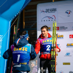 SAMSE N°7,PRÉMANON, FRANCE - MARCH 1: OSCAR LOMBARDOT of FRA, REMI BROUTIER of FRA March 1, 2026 in PRÉMANON, France. (Photo by Rodriguez Alexis / @Aleiks_photo)