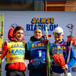 SAMSE N°7,PRÉMANON, FRANCE - MARCH 1: REMI BROUTIER of FRA, OSCAR LOMBARDOT of FRA, CYPRIEN MERMILLOD BLARDET of FRA March 1, 2026 in PRÉMANON, France. (Photo by Rodriguez Alexis / @Aleiks_photo)
