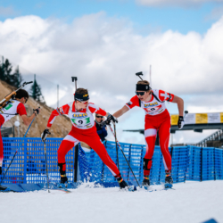 SAMSE N°7,PRÉMANON, FRANCE - MARCH 1: EMILE WEISS of FRA, ISMAEL CROIZIER of FRA March 1, 2026 in PRÉMANON, France. (Photo by Rodriguez Alexis / @Aleiks_photo)