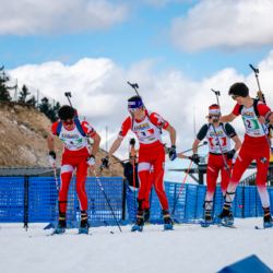 SAMSE N°7,PRÉMANON, FRANCE - MARCH 1: MATHIS LAIN? of FRA, ADRIAN DOREL of FRA, VICTOR LAINE of FRA March 1, 2026 in PRÉMANON, France. (Photo by Rodriguez Alexis / @Aleiks_photo)