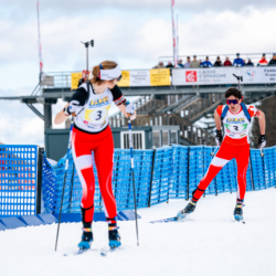 SAMSE N°7,PRÉMANON, FRANCE - MARCH 1: JOANNE WEISS of FRA, ADRIAN DOREL of FRA March 1, 2026 in PRÉMANON, France. (Photo by Rodriguez Alexis / @Aleiks_photo)