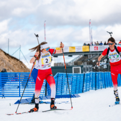 SAMSE N°7,PRÉMANON, FRANCE - MARCH 1: ZABOU MELLOUET ACHARD of FRA, VICTOR LAINE of FRA March 1, 2026 in PRÉMANON, France. (Photo by Rodriguez Alexis / @Aleiks_photo)