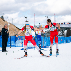 SAMSE N°7,PRÉMANON, FRANCE - MARCH 1: VICTOR LAINE of FRA, ZABOU MELLOUET ACHARD of FRA March 1, 2026 in PRÉMANON, France. (Photo by Rodriguez Alexis / @Aleiks_photo)