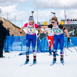 SAMSE N°7,PRÉMANON, FRANCE - MARCH 1: NIELS BIBOLLET of FRA, THAIS ROYET of FRA March 1, 2026 in PRÉMANON, France. (Photo by Rodriguez Alexis / @Aleiks_photo)