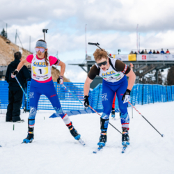 SAMSE N°7,PRÉMANON, FRANCE - MARCH 1: NIELS BIBOLLET of FRA, THAIS ROYET of FRA March 1, 2026 in PRÉMANON, France. (Photo by Rodriguez Alexis / @Aleiks_photo)