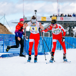 SAMSE N°7,PRÉMANON, FRANCE - MARCH 1: LUCIE LOOSEN of FRA, ISMAEL CROIZIER of FRA March 1, 2026 in PRÉMANON, France. (Photo by Rodriguez Alexis / @Aleiks_photo)
