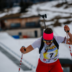SAMSE N°7,PRÉMANON, FRANCE - MARCH 1: LENA BRUN of FRA March 1, 2026 in PRÉMANON, France. (Photo by Rodriguez Alexis / @Aleiks_photo)
