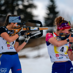 SAMSE N°7,PRÉMANON, FRANCE - MARCH 1: NINON DUVILLARD of FRA March 1, 2026 in PRÉMANON, France. (Photo by Rodriguez Alexis / @Aleiks_photo)