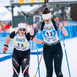 SAMSE N°7,PRÉMANON, FRANCE - MARCH 1: COLINE LANCHAIS of FRA, NORAH LESAGE of FRA March 1, 2026 in PRÉMANON, France. (Photo by Rodriguez Alexis / @Aleiks_photo)