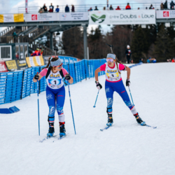 SAMSE N°7,PRÉMANON, FRANCE - MARCH 1: MAELLE ACHOUI of FRA, THAIS ROYET of FRA March 1, 2026 in PRÉMANON, France. (Photo by Rodriguez Alexis / @Aleiks_photo)