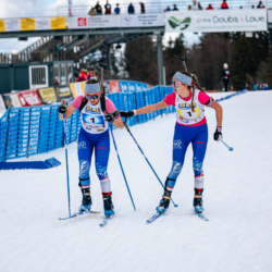 SAMSE N°7,PRÉMANON, FRANCE - MARCH 1: MAELLE ACHOUI of FRA, THAIS ROYET of FRA March 1, 2026 in PRÉMANON, France. (Photo by Rodriguez Alexis / @Aleiks_photo)