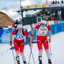 SAMSE N°7,PRÉMANON, FRANCE - MARCH 1: JEANNE DAUTHEVILLE of FRA, ZABOU MELLOUET ACHARD of FRA March 1, 2026 in PRÉMANON, France. (Photo by Rodriguez Alexis / @Aleiks_photo)