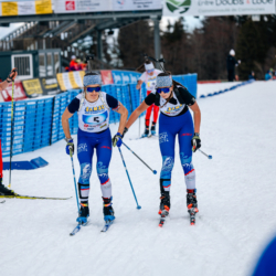 SAMSE N°7,PRÉMANON, FRANCE - MARCH 1: CASSANDRE COUDER of FRA, NINON DUVILLARD of FRA March 1, 2026 in PRÉMANON, France. (Photo by Rodriguez Alexis / @Aleiks_photo)