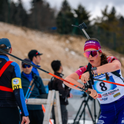 SAMSE N°7,PRÉMANON, FRANCE - MARCH 1: LEA MARGUIER of FRA March 1, 2026 in PRÉMANON, France. (Photo by Rodriguez Alexis / @Aleiks_photo)