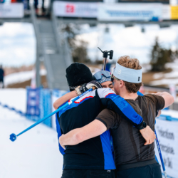SAMSE N°7,PRÉMANON, FRANCE - MARCH 1: MAELLE ACHOUI of FRA, ESTEBAN MOREIRA of FRA, NIELS BIBOLLET of FRA March 1, 2026 in PRÉMANON, France. (Photo by Rodriguez Alexis / @Aleiks_photo)