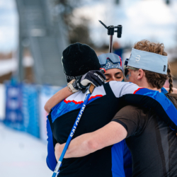 SAMSE N°7,PRÉMANON, FRANCE - MARCH 1: MAELLE ACHOUI of FRA, ESTEBAN MOREIRA of FRA, NIELS BIBOLLET of FRA March 1, 2026 in PRÉMANON, France. (Photo by Rodriguez Alexis / @Aleiks_photo)