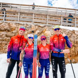 SAMSE N°7,PRÉMANON, FRANCE - MARCH 1: ALIX BLONDEAU-TOINY of FRA, AUGUSTIN REMONNAY of FRA, ROSE MARGUET of FRA, FIONA LAURENT of FRA March 1, 2026 in PRÉMANON, France. (Photo by Rodriguez Alexis / @Aleiks_photo)