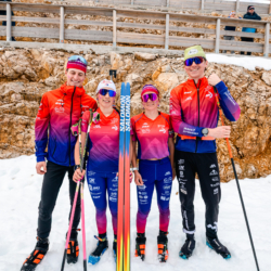 SAMSE N°7,PRÉMANON, FRANCE - MARCH 1: ALIX BLONDEAU-TOINY of FRA, AUGUSTIN REMONNAY of FRA, ROSE MARGUET of FRA, FIONA LAURENT of FRA March 1, 2026 in PRÉMANON, France. (Photo by Rodriguez Alexis / @Aleiks_photo)