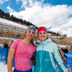 SAMSE N°7,PRÉMANON, FRANCE - MARCH 1: MAELLE ACHOUI of FRA, CHLOE ORVAIN of FRA March 1, 2026 in PRÉMANON, France. (Photo by Rodriguez Alexis / @Aleiks_photo)
